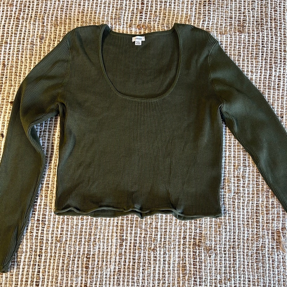 Garage Ribbed Sweater XL